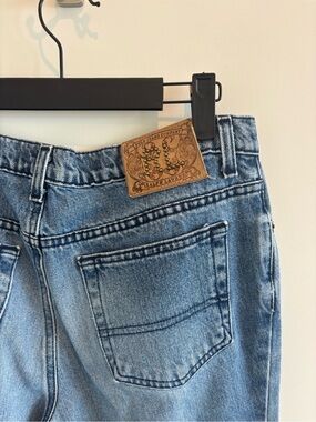 Ralph Lauren Vintage Y2K Light Blue Back Slit Jeans